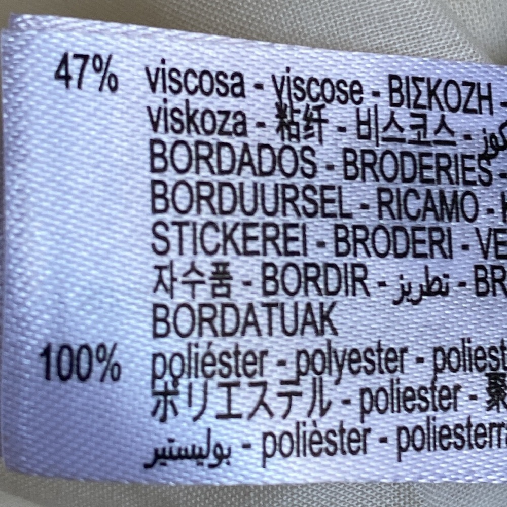 NWT. Zara ZW Collection Oyster-White Embroidered Midi Dress. Size XS. - Picture 14 of 15